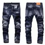 dsquared jeans hommes denim slim patch et trou